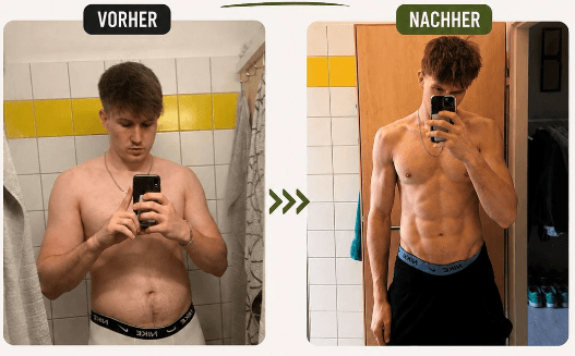 Vorher-Nachher Transformation — Sebastian Triller Coaching